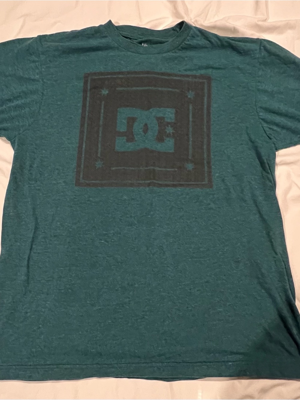 DC Trademark Men's Crew neck Teal Mens Sz:Medium
